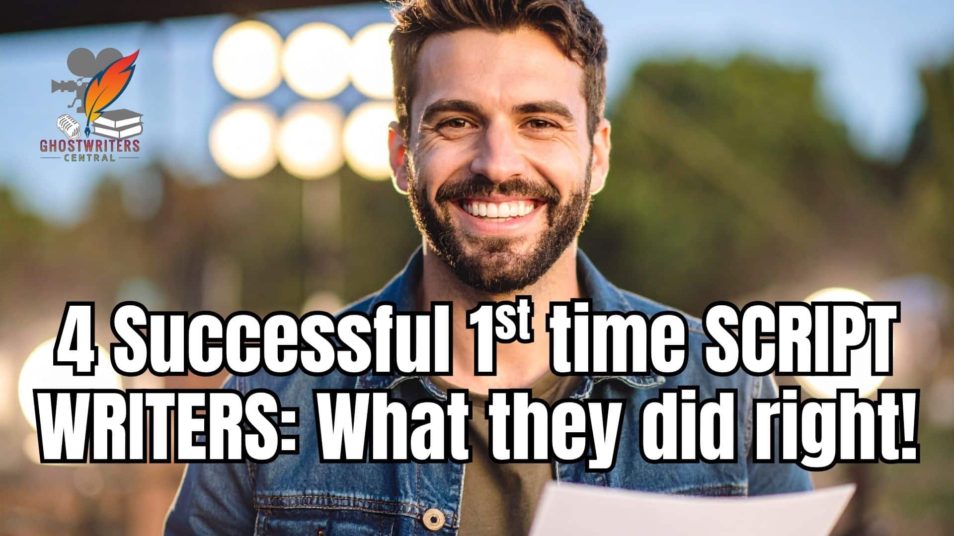 4 successful 1st time script writers intro