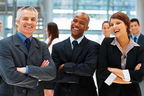 Three business executives. We ghostwrite business books and business biographies.