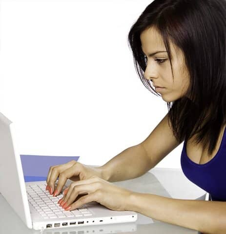 This young lady is a professional copywriter. She can write whatever you need.