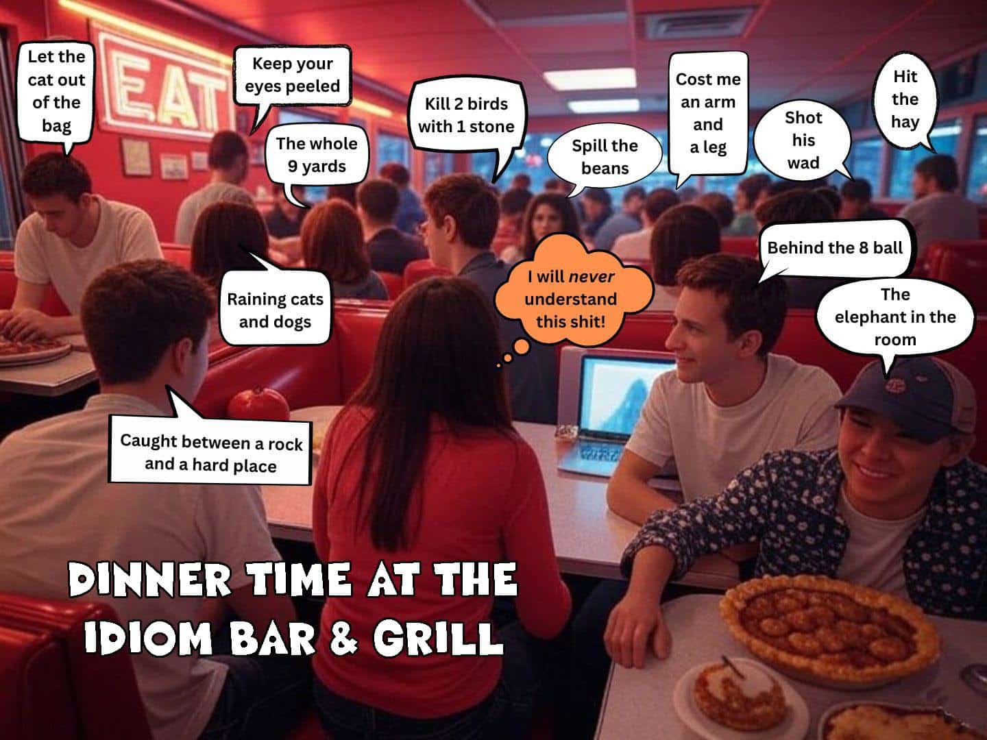 American idioms: The challenge for a non-native ghostwriter.
